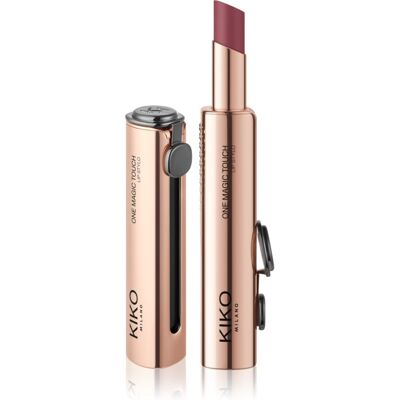 KIKO Milano One Magic Touch szminka półmatowa o działaniu nawilżającym odcień 12 Under my spell 2.5 g KIKO Milano One Magic Touch szminka półmatowa o działaniu nawilżającym odcień 12 Under my spell 2.5 g