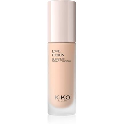 KIKO Milano Love Fusion 24H Moisture Radiant Foundation długotrwały podkład w kremie o działaniu nawilżającym odcień 2 Neutral Rose 30 ml KIKO Milano Love Fusion 24H Moisture Radiant Foundation długotrwały podkład w kremie o działaniu nawilżającym odcień 2 Neutral Rose 30 ml