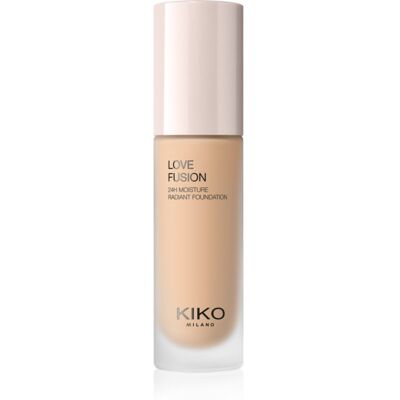 KIKO Milano Love Fusion 24H Moisture Radiant Foundation długotrwały podkład w kremie o działaniu nawilżającym odcień 4 Warm Olive 30 ml KIKO Milano Love Fusion 24H Moisture Radiant Foundation długotrwały podkład w kremie o działaniu nawilżającym odcień 4 Warm Olive 30 ml