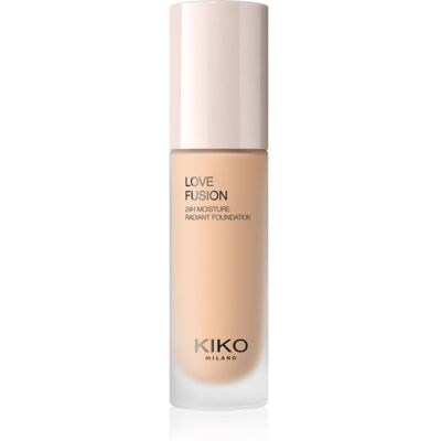 KIKO Milano Love Fusion 24H Moisture Radiant Foundation długotrwały podkład w kremie o działaniu nawilżającym odcień 4 Neutral Gold 30 ml KIKO Milano Love Fusion 24H Moisture Radiant Foundation długotrwały podkład w kremie o działaniu nawilżającym odcień 4 Neutral Gold 30 ml