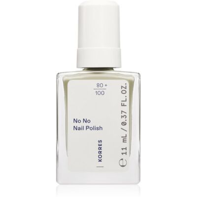 Korres No No Nail Polish lakier pielęgnujący do paznokci odcień 82 Mint Green 11 ml Korres No No Nail Polish lakier pielęgnujący do paznokci odcień 82 Mint Green 11 ml