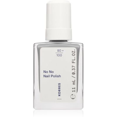 Korres No No Nail Polish lakier pielęgnujący do paznokci odcień 75 Foggy Blue 11 ml Korres No No Nail Polish lakier pielęgnujący do paznokci odcień 75 Foggy Blue 11 ml