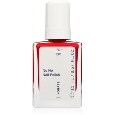 Korres No No Nail Polish lakier pielęgnujący do paznokci odcień 51 True Red 11 ml Korres No No Nail Polish lakier pielęgnujący do paznokci odcień 51 True Red 11 ml