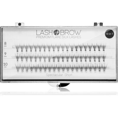 Lash Brow Premium Flare Silk Lashes - Fałszywe rzęsy - Spektakularnie krótkie Lash Brow Premium Flare Silk Lashes - Fałszywe rzęsy - Spektakularnie krótkie