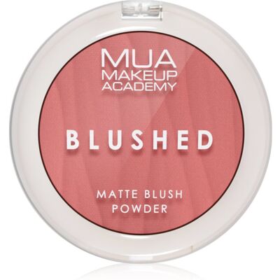 MUA Makeup Academy Blushed Powder Blusher pudrowy róż odcień Rouge Punch 5 g MUA Makeup Academy Blushed Powder Blusher pudrowy róż odcień Rouge Punch 5 g