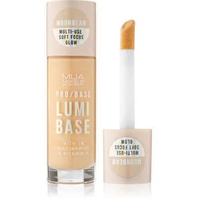 MUA Makeup Academy PRO/BASE Lumi Base rozświetlająca baza pod makijaż odcień Moonbeam (Neutral) 33 ml MUA Makeup Academy PRO/BASE Lumi Base rozświetlająca baza pod makijaż odcień Moonbeam (Neutral) 33 ml