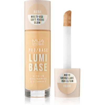 MUA Makeup Academy PRO/BASE Lumi Base rozświetlająca baza pod makijaż odcień Aura (Warm) 33 ml MUA Makeup Academy PRO/BASE Lumi Base rozświetlająca baza pod makijaż odcień Aura (Warm) 33 ml