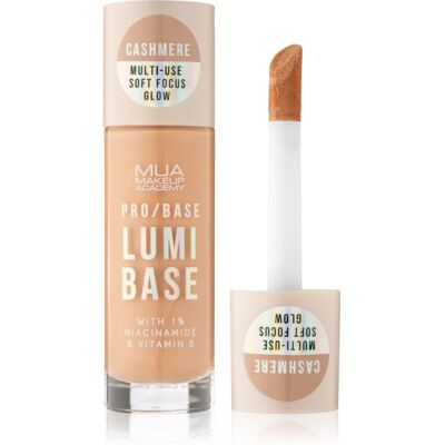MUA Makeup Academy PRO/BASE Lumi Base rozświetlająca baza pod makijaż odcień Cashmere (Warm) 33 ml MUA Makeup Academy PRO/BASE Lumi Base rozświetlająca baza pod makijaż odcień Cashmere (Warm) 33 ml