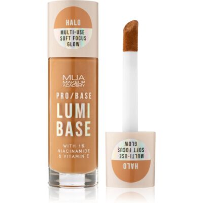 MUA Makeup Academy PRO/BASE Lumi Base rozświetlająca baza pod makijaż odcień Halo (Neutral) 33 ml MUA Makeup Academy PRO/BASE Lumi Base rozświetlająca baza pod makijaż odcień Halo (Neutral) 33 ml