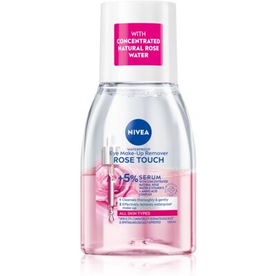 NIVEA Rose Touch dwufazowy płyn do demakijażu do oczu 100 ml NIVEA Rose Touch dwufazowy płyn do demakijażu do oczu 100 ml