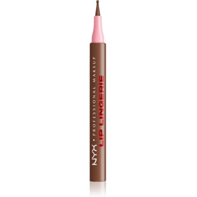 NYX Professional Makeup Lip Lingerie flamaster do ust dla długotrwałego efektu odcień 06 Up To No Good 1 ml NYX Professional Makeup Lip Lingerie flamaster do ust dla długotrwałego efektu odcień 06 Up To No Good 1 ml