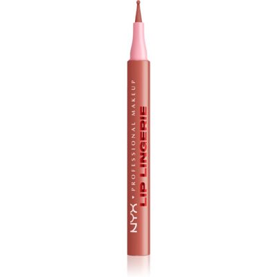 NYX Professional Makeup Lip Lingerie flamaster do ust dla długotrwałego efektu odcień 08 After Hours 1 ml NYX Professional Makeup Lip Lingerie flamaster do ust dla długotrwałego efektu odcień 08 After Hours 1 ml