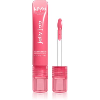 NYX Professional Makeup Jelly Job lśniący błyszczyk do ust z efektem powiększenia odcień Jelly Blushin 7.5 ml NYX Professional Makeup Jelly Job lśniący błyszczyk do ust z efektem powiększenia odcień Jelly Blushin 7.5 ml