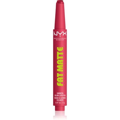 NYX Professional Makeup Fat Matte balsam do ust z efektem matującym Pink Puff 2 g NYX Professional Makeup Fat Matte balsam do ust z efektem matującym Pink Puff 2 g