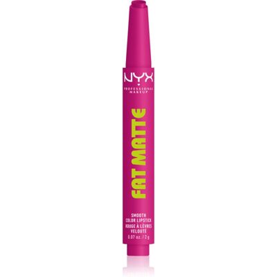 NYX Professional Makeup Fat Matte balsam do ust z efektem matującym Fluffy Fuchsia 2 g NYX Professional Makeup Fat Matte balsam do ust z efektem matującym Fluffy Fuchsia 2 g