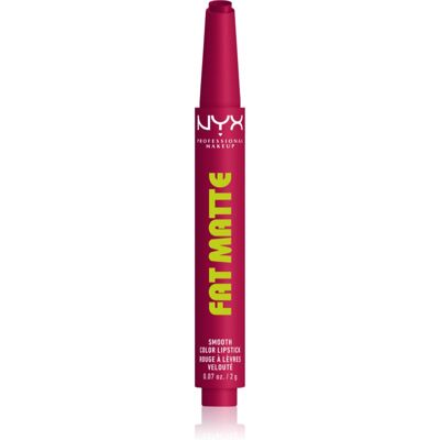 NYX Professional Makeup Fat Matte balsam do ust z efektem matującym Hibiscus Hug 2 g NYX Professional Makeup Fat Matte balsam do ust z efektem matującym Hibiscus Hug 2 g