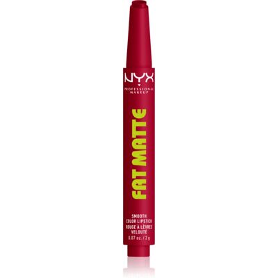 NYX Professional Makeup Fat Matte balsam do ust z efektem matującym Scarlet Snuggles 2 g NYX Professional Makeup Fat Matte balsam do ust z efektem matującym Scarlet Snuggles 2 g
