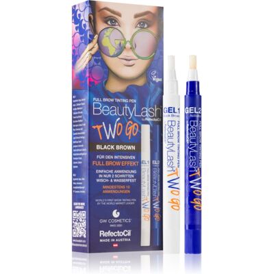 RefectoCil BeautyLash Two Go farbka do brwi odcień Black Brown 2x15 ml RefectoCil BeautyLash Two Go farbka do brwi odcień Black Brown 2x15 ml