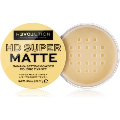 Revolution Relove HD Super Matte Puder Bananowy - Puder utrwalający Revolution Relove HD Super Matte Puder Bananowy - Puder utrwalający