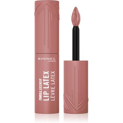 Rimmel Thrill Seeker Lip Latex szminka w płynie odcień 550 Cappuccino 6 ml Rimmel Thrill Seeker Lip Latex szminka w płynie odcień 550 Cappuccino 6 ml