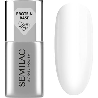 Semilac UV Hybrid Protein Extend Base lakier żelowy do przedłużania paznokci 7 ml Semilac UV Hybrid Protein Extend Base lakier żelowy do przedłużania paznokci 7 ml