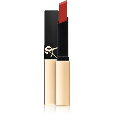 Yves Saint Laurent Rouge Pur Couture The Slim cienka szminka matująca zapewniająca skórzany efekt na ustach odcień 32 2.2 g Yves Saint Laurent Rouge Pur Couture The Slim cienka szminka matująca zapewniająca skórzany efekt na ustach odcień 32 2.2 g