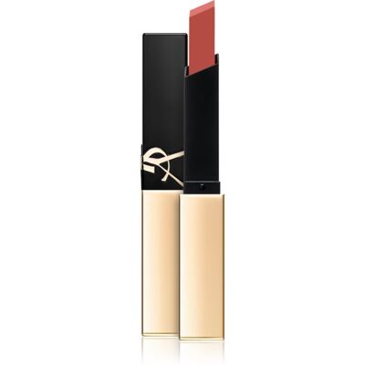 Yves Saint Laurent Rouge Pur Couture The Slim cienka szminka matująca zapewniająca skórzany efekt na ustach odcień 1977 2.2 g Yves Saint Laurent Rouge Pur Couture The Slim cienka szminka matująca zapewniająca skórzany efekt na ustach odcień 1977 2.2 g