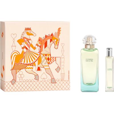 HERMÈS Parfums-Jardins Collection Un Jardin sur le Nil Gift set Eau de Toilette zestaw upominkowy unisex HERMÈS Parfums-Jardins Collection Un Jardin sur le Nil Gift set Eau de Toilette zestaw upominkowy unisex
