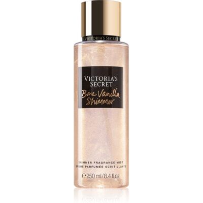 Victoria's Secret Bare Vanilla Shimmer spray do ciała z brokatem dla kobiet 250 ml Victoria's Secret Bare Vanilla Shimmer spray do ciała z brokatem dla kobiet 250 ml