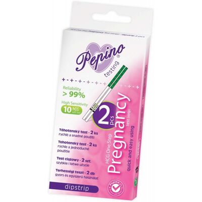 Pepino Dipstrip test ciążowy 2 szt. Pepino Dipstrip test ciążowy 2 szt.