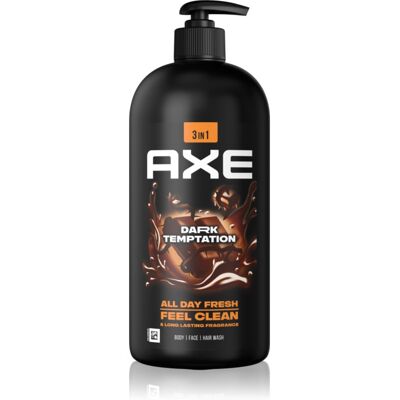 Axe Dark Temptation żel pod prysznic do twarzy, ciała i włosów 900 ml Axe Dark Temptation żel pod prysznic do twarzy, ciała i włosów 900 ml