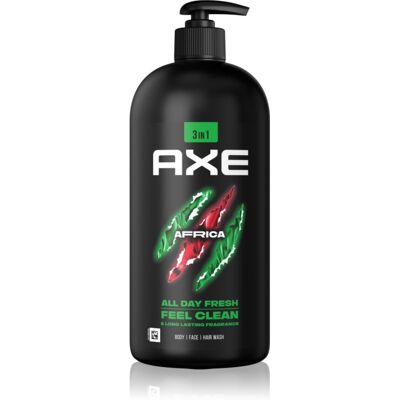 Axe Africa żel pod prysznic do twarzy, ciała i włosów 900 ml Axe Africa żel pod prysznic do twarzy, ciała i włosów 900 ml