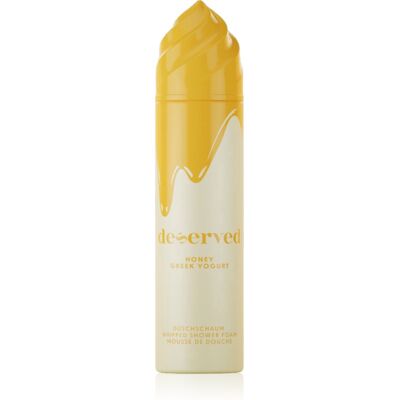 DESERVED Whipped Shower Foam Honey Greek Yogurt pianka pod prysznic do ciała 250 ml DESERVED Whipped Shower Foam Honey Greek Yogurt pianka pod prysznic do ciała 250 ml