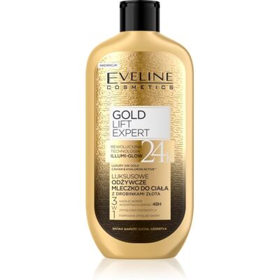 Eveline Cosmetics Gold Lift Expert odżywczy krem do ciała ze złotem 350 ml Eveline Cosmetics Gold Lift Expert odżywczy krem do ciała ze złotem 350 ml