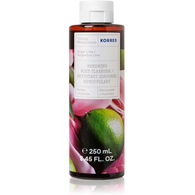 Korres Ginger Lime nawilżający żel pod prysznic 250 ml Korres Ginger Lime nawilżający żel pod prysznic 250 ml