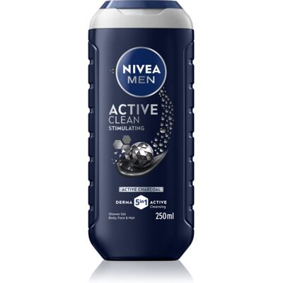 Nivea Men Active Clean Żel pod prysznic 250ml - Żel pod prysznic Nivea Men Active Clean Żel pod prysznic 250ml - Żel pod prysznic