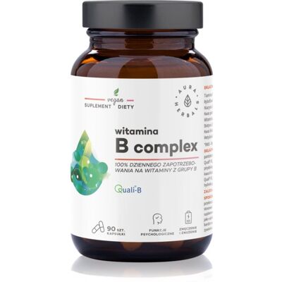 Aura Herbals Kompleks B - Wspiera układ nerwowy - 90 Kapsułek Aura Herbals Kompleks B - Wspiera układ nerwowy - 90 Kapsułek