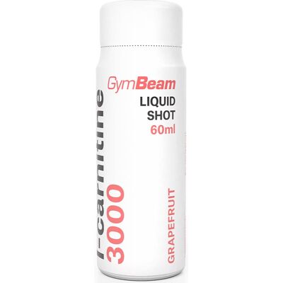 GymBeam L-Carnitine Liquid Shot 3000 suplement diety dla sportowców smak Grapefruit 60 ml GymBeam L-Carnitine Liquid Shot 3000 suplement diety dla sportowców smak Grapefruit 60 ml