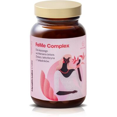 Health Labs Care FeMe Complex - Kapsułki na Wchłanianie Żelaza - 60 kapsułek Health Labs Care FeMe Complex - Kapsułki na Wchłanianie Żelaza - 60 kapsułek