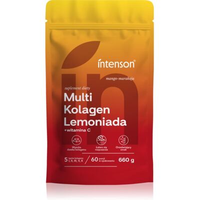 Intenson Multi KOLAGEN Lemoniada kolagen do przygotowania napoju smak Mango-Maracuja 660 g Intenson Multi KOLAGEN Lemoniada kolagen do przygotowania napoju smak Mango-Maracuja 660 g