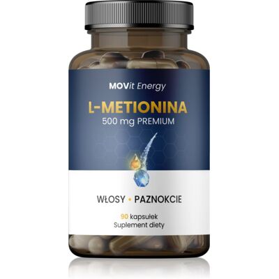 Movit Energy L-Metionina PREMIUM kapsułki na piękne włosy i skórę 90 caps. Movit Energy L-Metionina PREMIUM kapsułki na piękne włosy i skórę 90 caps.