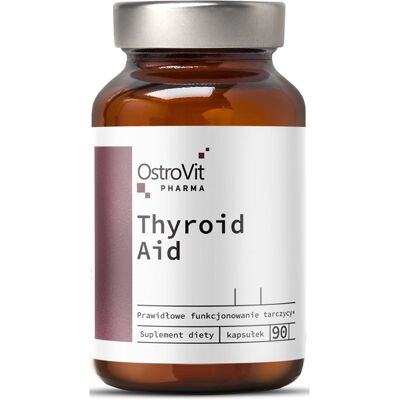 OstroVit Thyroid Aid kapsułki na prawidłową czynność tarczycy 90 caps. OstroVit Thyroid Aid kapsułki na prawidłową czynność tarczycy 90 caps.
