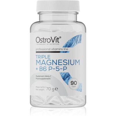 OstroVit Triple Magnesium + B6 P-5-P - Suplement diety na układ nerwowy OstroVit Triple Magnesium + B6 P-5-P - Suplement diety na układ nerwowy