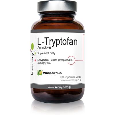 Kenay L-Tryptofan 60 kapsułek - Suplement diety Kenay L-Tryptofan 60 kapsułek - Suplement diety