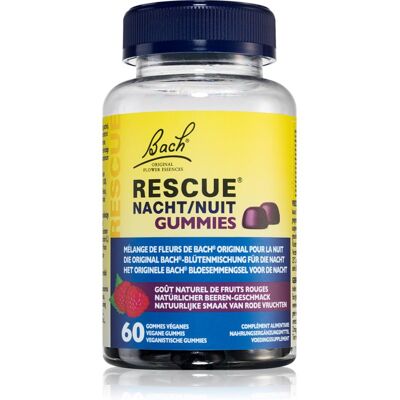 Bach® Flower Remedies RESCUE® Night Gummies galaretka owocowa z ekstraktem roślinnym smak Raspberry 60 szt. Bach® Flower Remedies RESCUE® Night Gummies galaretka owocowa z ekstraktem roślinnym smak Raspberry 60 szt.