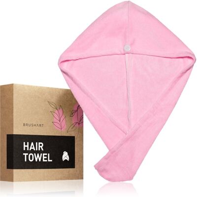 BrushArt Home Salon Hair towel ręcznik do włosów Pink BrushArt Home Salon Hair towel ręcznik do włosów Pink
