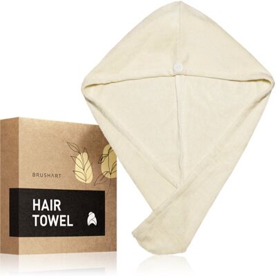 BrushArt Home Salon Hair towel ręcznik do włosów Cream BrushArt Home Salon Hair towel ręcznik do włosów Cream