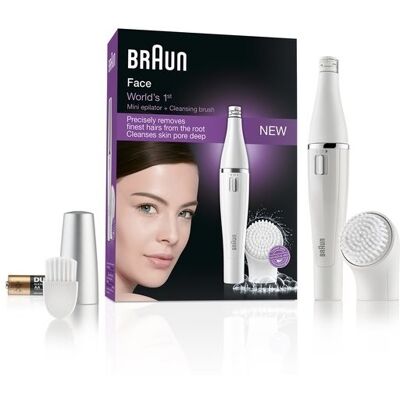 Braun Face 810 depilator ze szczoteczką do czyszczenia do twarzy 1 szt. Braun Face 810 depilator ze szczoteczką do czyszczenia do twarzy 1 szt.