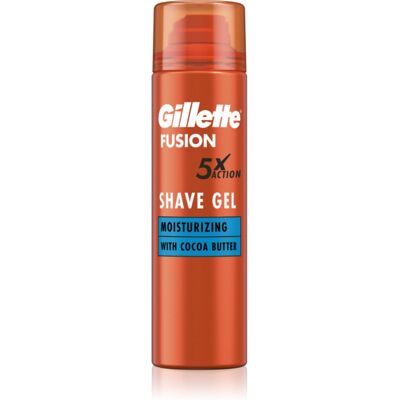Żel do golenia Gillette Fusion5 Masło kakao - Mężczyźni 200ml Żel do golenia Gillette Fusion5 Masło kakao - Mężczyźni 200ml