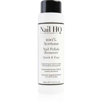 Nail HQ 100% Acetone zmywacz do paznokci 400 ml Nail HQ 100% Acetone zmywacz do paznokci 400 ml